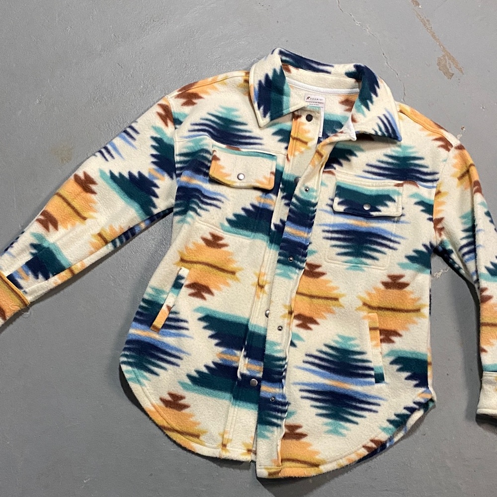 Fornia Western Aztec Fleece Shacket